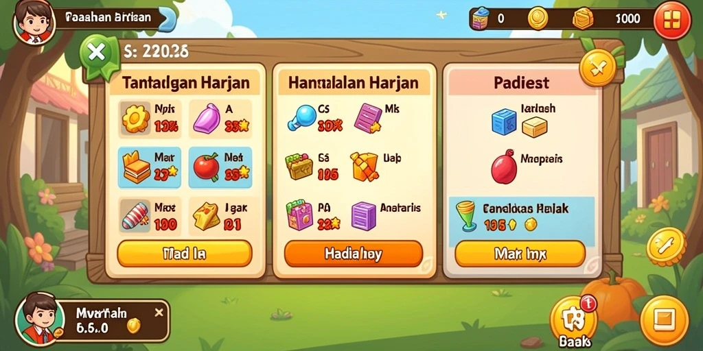 Tampilan antarmuka utama yang menarik dan mudah dinavigasi.