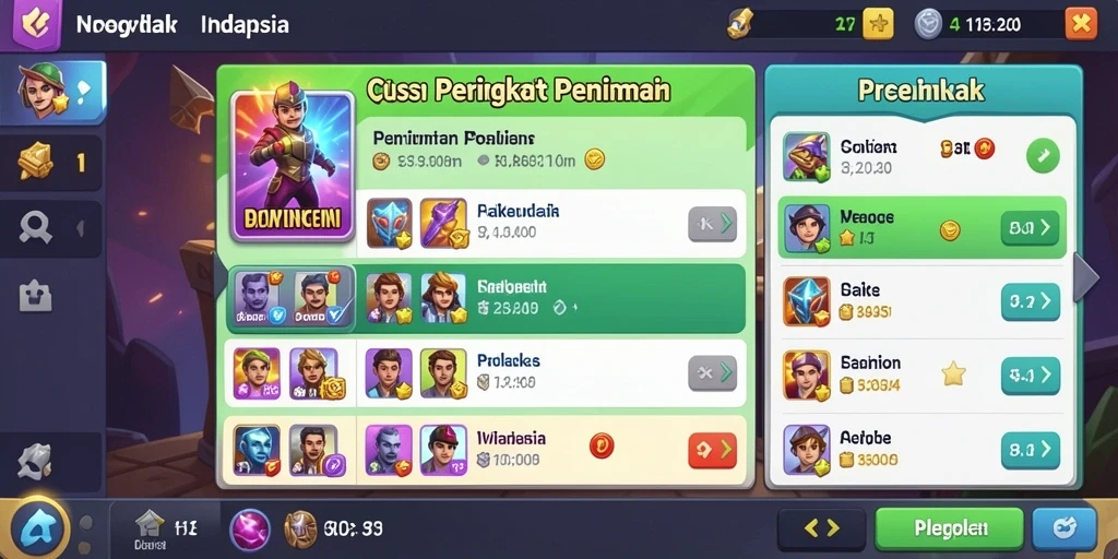 Tampilan antarmuka yang sederhana dan friendly.