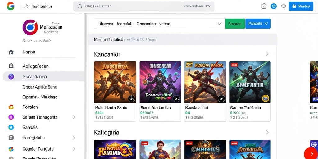 Tampilan antarmuka yang menarik dan intuitif.