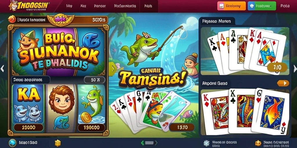 Screenshot menunjukkan tampilan grafis yang memukau dalam permainan.