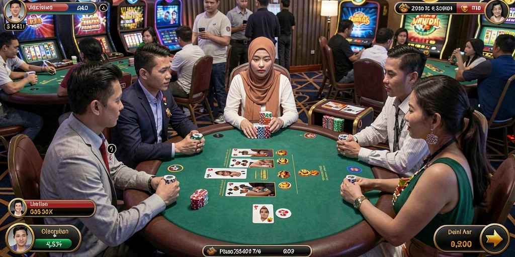 Tampilan antarmuka permainan yang menarik.