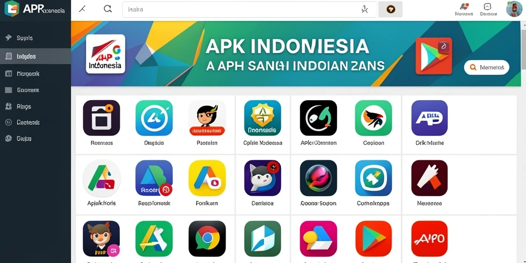 Tampilan utama dengan berbagai pilihan permainan.