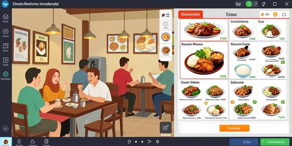 Tampilan antarmuka yang menarik dan mudah dinavigasi.