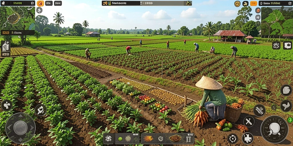 Screenshot dari gameplay yang menegangkan di dunia baru.